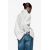 Zara Мягкая рубашка с воротником , Цвет: Бежевый, Размер: XS, изображение 4