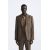 Zara Пиджак из шерстяной смеси, Цвет: Коричневый, Размер: EU 46 (US 36), изображение 2