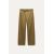 Zara Широкие брюки с поясом из коллекции zw collection , Цвет: Зеленый, Размер: XS, изображение 4