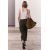 Zara Брюки средней посадки zw collection carrot-fit с вытачками , Цвет: Зеленый, Размер: XS, изображение 3