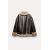 Zara Двухсторонняя мото-куртка zw collection double-faced biker jacket , Цвет: Коричневый, Размер: XS, изображение 7