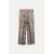 Zara Женские брюки из коллекции zw collection с вышивкой, Цвет: Коричневый, Размер: XS, изображение 5