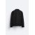 Zara Просторная рубашка-накидка из велюра, Цвет: Черный, Размер: M (US M), изображение 9