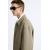 Zara Широкая рубашка-кардиган силуэта "бокси", изготовленная из велюровой ткани, Цвет: Бежевый, Размер: M (US M), изображение 7