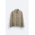 Zara Широкая рубашка-кардиган силуэта "бокси", изготовленная из велюровой ткани, Цвет: Бежевый, Размер: M (US M), изображение 8