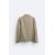 Zara Широкая рубашка-кардиган силуэта "бокси", изготовленная из велюровой ткани, Цвет: Бежевый, Размер: M (US M), изображение 9