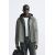 Zara Удобная рубашка-овершерт с карманами , Цвет: Зеленый, Размер: XL (US XL), изображение 2