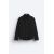 Zara Рубашка-ковер с карманами для комфорта , Цвет: Черный, Размер: S (US S), изображение 7
