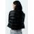 Zara Пуховик с высоким воротником, Цвет: Черный, Размер: L, изображение 5