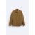 Zara Рубашка-овершерт из хлопковой ткани в классическом крое, Цвет: Коричневый, Размер: S (US S), изображение 7