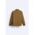 Zara Рубашка-овершерт из хлопковой ткани в классическом крое, Цвет: Коричневый, Размер: S (US S), изображение 8