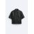 Zara Рубашка с эффектом потертой кожи , Цвет: Черный, Размер: S (US S), изображение 6