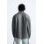 Zara Рубашка-накидка из фальшивой замши , Цвет: Серый, Размер: S (US S), изображение 3
