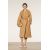 Zara Кожаное пальто с поясом - лимитированное издание , Цвет: Коричневый, Размер: XS-S