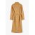 Zara Кожаное пальто с поясом - лимитированное издание , Цвет: Коричневый, Размер: XS-S, изображение 7