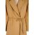 Zara Кожаное пальто с поясом - лимитированное издание , Цвет: Коричневый, Размер: XS-S, изображение 9