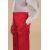 Zara Органзовые бархатные брюки - лимитированная коллекция , Цвет: Красный, Размер: XS, изображение 4