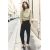 Zara Брюки из бумажного материала с эластичным поясом , Цвет: Черный, Размер: M
