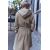 Zara Мягкое пальто с капюшоном , Цвет: Бежевый, Размер: XS, изображение 4