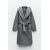 Zara Пальто с капюшоном из мягкой ткани , Цвет: Серый, Размер: XXL, изображение 7