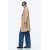 Zara Мягкое прилегающее пальто , Цвет: Коричневый, Размер: XS, изображение 4