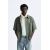 Zara Комфортная ная рубашка с текстурой , Цвет: Зеленый, Размер: S (US S), изображение 2