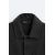 Zara Текстурированная рубашка-накидка , Цвет: Черный, Размер: M (US M), изображение 9