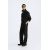Zara Рубашка-оверсайз из текстурированного твила , Цвет: Черный, Размер: XL (US XL), изображение 4