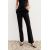 Zara Брюки с контрастным поясом из атласа , Цвет: Черный, Размер: XS, изображение 2