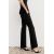 Zara Брюки с контрастным поясом из атласа , Цвет: Черный, Размер: XS, изображение 4
