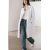 Zara Пальто тренч, изготовленное из смесового хлопка, Цвет: Белый, Размер: XS, изображение 4