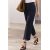 Zara Капри средней посадки из коллекции zara woman, Цвет: Синий, Размер: XS, изображение 3