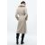 Zara Пальто с воротником-шалькой и воротником из искусственного меха zw collection , Цвет: Серый, Размер: S, изображение 6