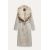 Zara Пальто с воротником-шалькой и воротником из искусственного меха zw collection , Цвет: Серый, Размер: S, изображение 9