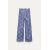Zara   zw collection printed trousers , Цвет: Синий, Размер: XS, изображение 4