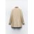 Zara Пальто двубортное с высоким воротником из шерстяной смеси , Цвет: Бежевый, Размер: XS, изображение 7