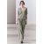 Zara Широкие хлопковые брюки с эффектом изношенности , Цвет: Зеленый, Размер: M