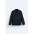 Zara Рубашка-накидка с приталенным кроем из хлопка с потертостями, Цвет: Синий, Размер: S (US S), изображение 7