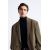 Zara Двубортный мужской пиджак в стиле relaxed fit, изготовленный из фактурной ткани с имитацией фетра, Цвет: Коричневый, Размер: XL (US XL), изображение 2