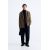 Zara Двубортный мужской пиджак в стиле relaxed fit, изготовленный из фактурной ткани с имитацией фетра, Цвет: Коричневый, Размер: XL (US XL), изображение 3