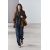 Zara Тяжелые хлопковые брюки , Цвет: Синий, Размер: L
