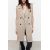 Zara Жилет из искусственной замши с длинным разрезом, Цвет: Бежевый, Размер: XS, изображение 2