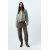 Zara Нейлоновые брюки с молниями , Цвет: Коричневый, Размер: XS