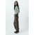 Zara Нейлоновые брюки с молниями , Цвет: Коричневый, Размер: XS, изображение 4