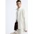 Zara Оверштан с текстурой и подкладкой , Цвет: Белый, Размер: L (US L), изображение 6