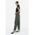 Zara Брюки-карандаши с бумажным мешком и эластичным поясом , Цвет: Зеленый, Размер: XS, изображение 4
