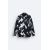 Zara Оверштан с эффектом складок и принтом , Цвет: Черный, Размер: M (US M), изображение 6