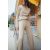 Zara Мягкие широкие брюки-джоггеры из плюша , Цвет: Бежевый, Размер: S