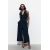Zara Короткий жилет с линией талии , Цвет: Синий, Размер: XL