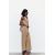 Zara Короткий жилет с отложным воротником, Цвет: Коричневый, Размер: XS, изображение 4